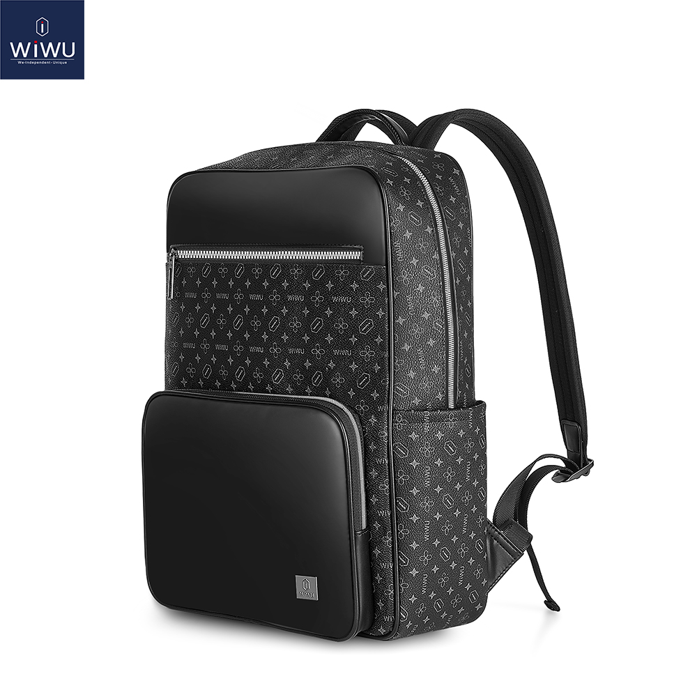 Laptop Backpack 15.6 - กระเป๋าเป้สะพายหลังแล็ปท็อป WiWU ขนาด 15.6 นิ้ว PVC