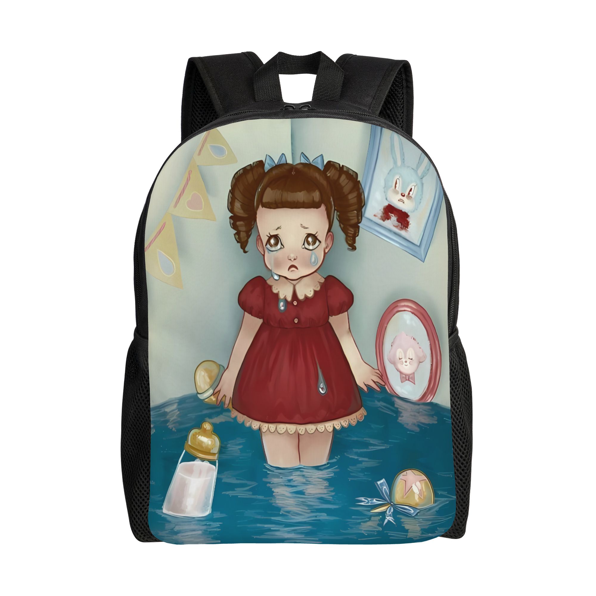 School Backpack Teen - กระเป๋าเป้สะพายหลัง M-Melanie M-Martinez HADES กระเป๋าเดินทางสำหรับวัยรุ่น คุณภาพสูง