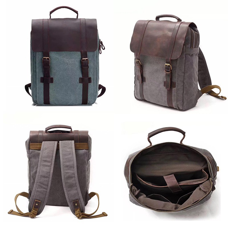 กระเป๋าเป้สะพายหลังแฟชั่น กระเ - Canvas Backpack Casual บทวิจารณ์และราคา